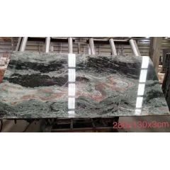Jadeite green marble slabs